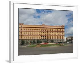 The Infamous Former Headquarters of the Kgb on Lubyanka Square, Moscow, Russia, Europe-Vincenzo Lombardo-Framed Photographic Print