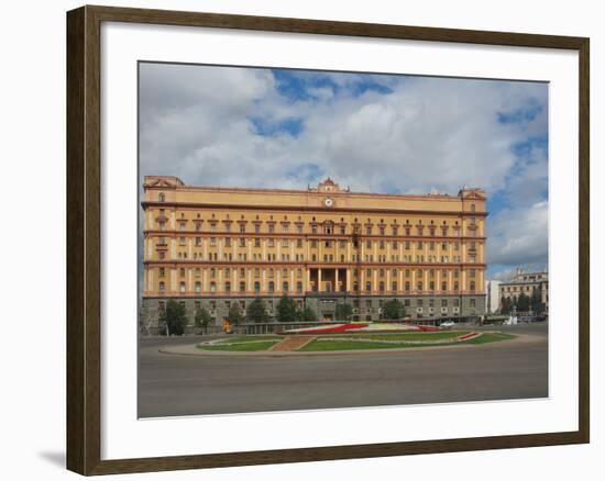 The Infamous Former Headquarters of the Kgb on Lubyanka Square, Moscow, Russia, Europe-Vincenzo Lombardo-Framed Photographic Print