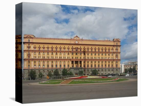 The Infamous Former Headquarters of the Kgb on Lubyanka Square, Moscow, Russia, Europe-Vincenzo Lombardo-Stretched Canvas