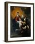 The Infant Christ Distributing Bread to the Pilgrims. 1678-Bartolomé Estéban Murillo-Framed Giclee Print