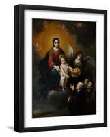 The Infant Christ Distributing Bread to the Pilgrims, 1678-Bartolomé Estebàn Murillo-Framed Giclee Print