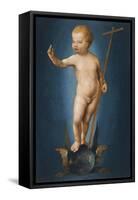 The Infant Christ on the Orb of the World, Ca 1530-Joos Van Cleve-Framed Stretched Canvas