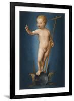 The Infant Christ on the Orb of the World, Ca 1530-Joos Van Cleve-Framed Giclee Print