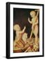 The Infant Christ Triumphing Over Death and the Infant St. John the Baptist-Lucas Cranach the Elder-Framed Giclee Print