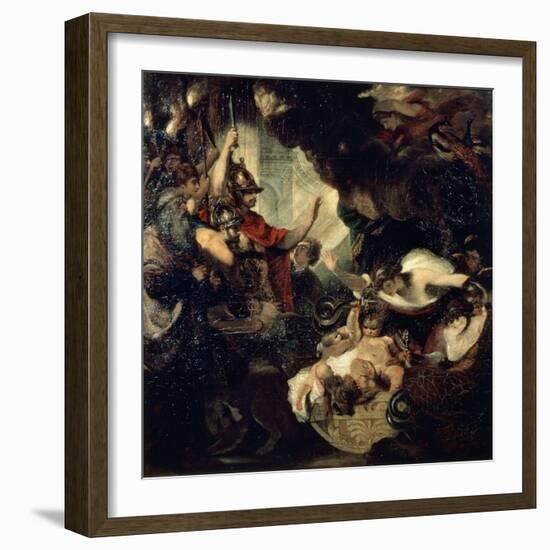 The Infant Hercules Strangling the Serpents, 1786-Joshua Reynolds-Framed Giclee Print