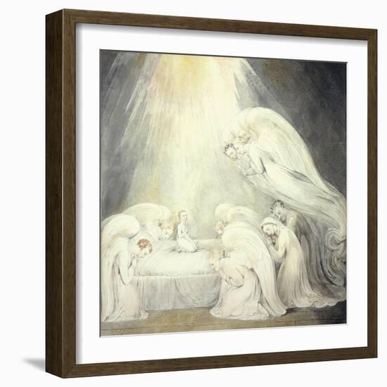 The Infant Jesus Saying His Prayers, C.1805-William Blake-Framed Giclee Print