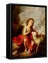 The Infant Saint John the Baptist-Bartolome Esteban Murillo-Framed Stretched Canvas