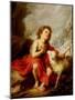 The Infant Saint John the Baptist-Bartolome Esteban Murillo-Mounted Giclee Print