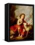 The Infant Saint John the Baptist-Bartolome Esteban Murillo-Framed Stretched Canvas