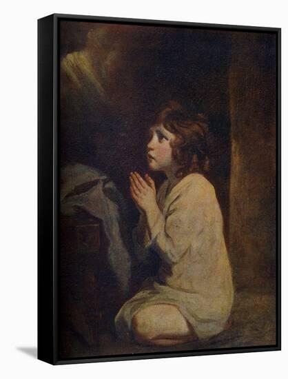 The Infant Samuel, C1776-Joshua Reynolds-Framed Stretched Canvas