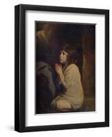 The Infant Samuel, C1776-Joshua Reynolds-Framed Giclee Print