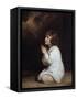 The Infant Samuel Praying by Joshua Reynolds-null-Framed Stretched Canvas