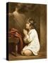 The Infant Samuel-Sir Joshua Reynolds-Stretched Canvas