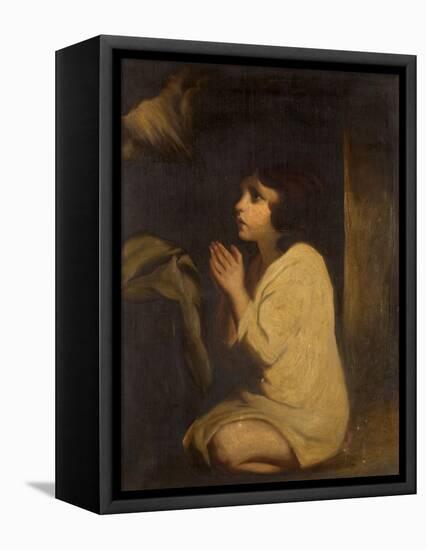 The Infant Samuel-Sir Joshua Reynolds-Framed Stretched Canvas