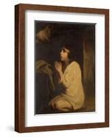 The Infant Samuel-Sir Joshua Reynolds-Framed Giclee Print