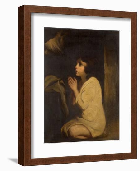 The Infant Samuel-Sir Joshua Reynolds-Framed Giclee Print