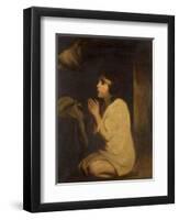 The Infant Samuel-Sir Joshua Reynolds-Framed Giclee Print