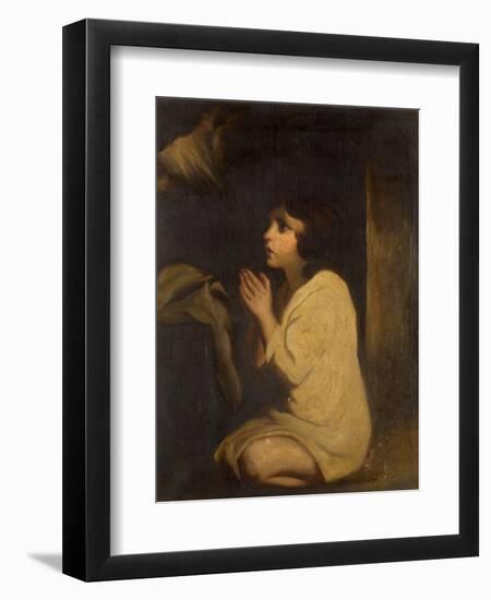 The Infant Samuel-Sir Joshua Reynolds-Framed Giclee Print