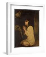 The Infant Samuel-Sir Joshua Reynolds-Framed Giclee Print