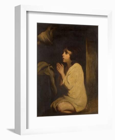 The Infant Samuel-Sir Joshua Reynolds-Framed Giclee Print