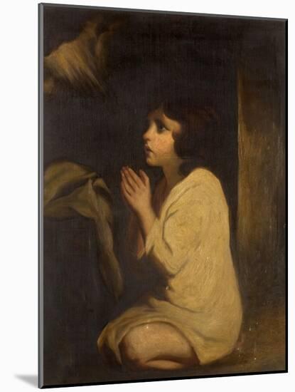 The Infant Samuel-Sir Joshua Reynolds-Mounted Giclee Print