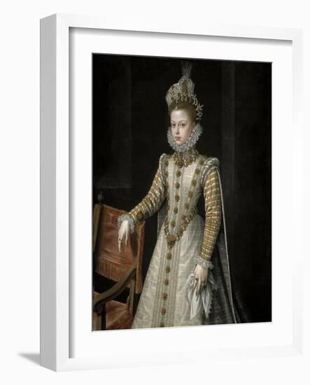 The Infanta Isabel Clara Eugenia, 1579-Alonso Sanchez Coello-Framed Giclee Print