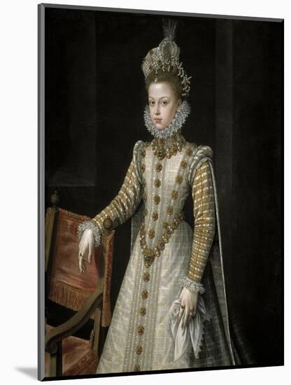 The Infanta Isabel Clara Eugenia, 1579-Alonso Sanchez Coello-Mounted Giclee Print