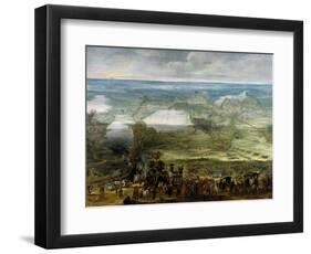 The Infanta Isabella Clara Eugenia at the Siege of Breda, ca. 1628.-Peter Snayers-Framed Premium Giclee Print