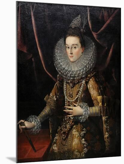 The Infanta Isabella Clara Eugenia of Spain, 1599-Juan Pantoja De La Cruz-Mounted Giclee Print