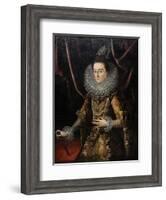 The Infanta Isabella Clara Eugenia of Spain, 1599-Juan Pantoja De La Cruz-Framed Giclee Print