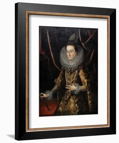 The Infanta Isabella Clara Eugenia of Spain, 1599-Juan Pantoja De La Cruz-Framed Giclee Print