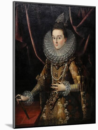 The Infanta Isabella Clara Eugenia of Spain, 1599-Juan Pantoja De La Cruz-Mounted Giclee Print