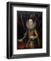 The Infanta Isabella Clara Eugenia of Spain, 1599-Juan Pantoja De La Cruz-Framed Giclee Print