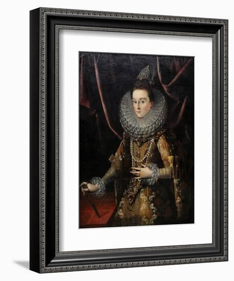 The Infanta Isabella Clara Eugenia of Spain, 1599-Juan Pantoja De La Cruz-Framed Giclee Print