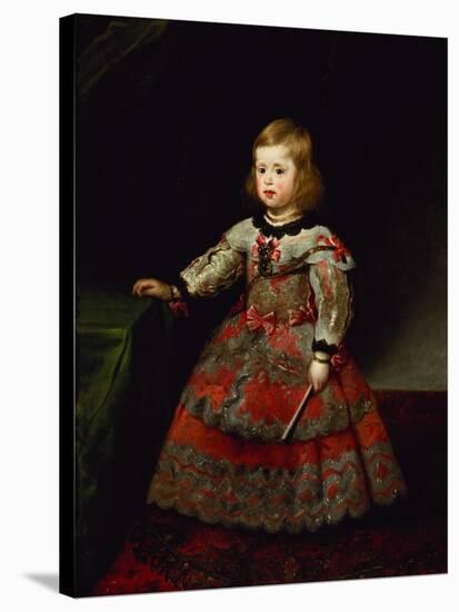 The Infanta Maria Margarita (1651-73) of Austria as a Child-Diego Velazquez-Stretched Canvas