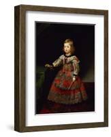 The Infanta Maria Margarita (1651-73) of Austria as a Child-Diego Velazquez-Framed Giclee Print