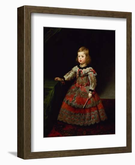 The Infanta Maria Margarita (1651-73) of Austria as a Child-Diego Velazquez-Framed Giclee Print