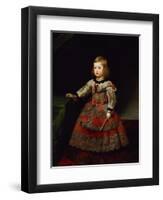 The Infanta Maria Margarita (1651-73) of Austria as a Child-Diego Velazquez-Framed Giclee Print