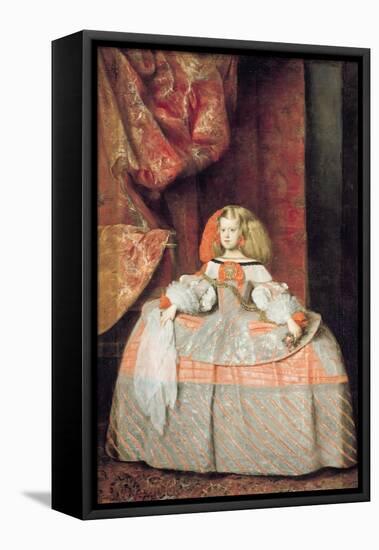 The Infanta Maria Marguerita (1651-73) in Pink-Diego Velazquez-Framed Stretched Canvas