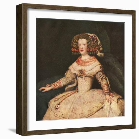 'The Infanta Maria Teresa', c1653, (1938)-Diego Velasquez-Framed Giclee Print