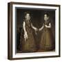 The Infantas Isabel Clara Eugenia and Catalina Micaela, Ca. 1575-Alonso Sanchez Coello-Framed Giclee Print