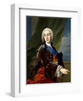 The Infante Philip of Bourbon, Duke of Parma, 1739-1742-Louis-Michel van Loo-Framed Giclee Print