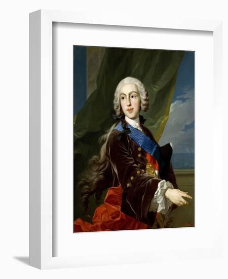 The Infante Philip of Bourbon, Duke of Parma, 1739-1742-Louis-Michel van Loo-Framed Giclee Print