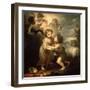 The Infants Christ and John the Baptist-Bartolome Esteban Murillo-Framed Premium Giclee Print