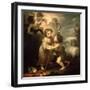 The Infants Christ and John the Baptist-Bartolome Esteban Murillo-Framed Premium Giclee Print