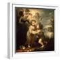 The Infants Christ and John the Baptist-Bartolome Esteban Murillo-Framed Premium Giclee Print