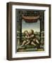 The Infants Christ and Saint John the Baptist Embracing, 1520-25-Joos Van Cleve-Framed Giclee Print