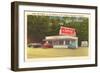 The Inferno Drive-In, Roadside Retro-null-Framed Art Print