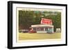 The Inferno Drive-In, Roadside Retro-null-Framed Art Print