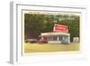 The Inferno Drive-In, Roadside Retro-null-Framed Art Print